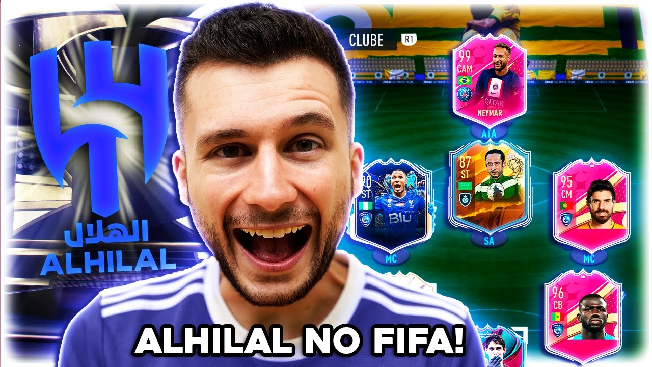 MONTEI O AL-HILAL QUE ELIMINOU O CITY DO MUNDIAL 🤣🤣 FIFA ULTIMATE TEAM BRASIL