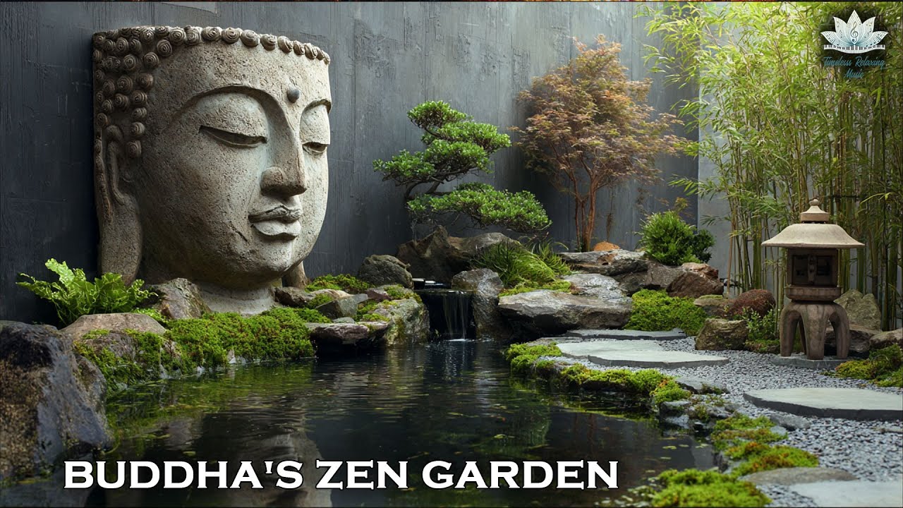 Buddha's Zen Garden | Relaxing Bamboo Flute & Piano | 3 Hours ...