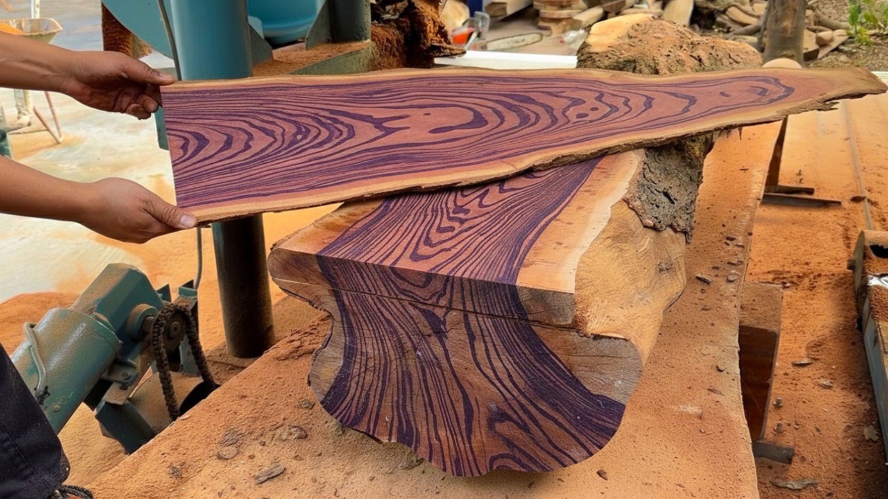 The Uniquely Crafted Wood Project: A Perfect Process from Timber Selection to Thousand-Dollar Tables