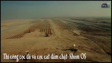 Cọc đá và cọc cát đầm chặt