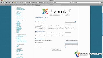 cPanel install - Joomla Nutshell 1.5 Tutorial