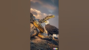 Vulture vs Python: The Moment of Encounter#ai#GPT#sora#openai#story#animal