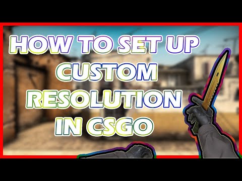 HOW TO SET UP CUSTOM RESOLUTION IN CSGO [FOR NVIDIA USERS 2021] 🤖