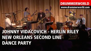 Johnny Vidacovich - Herlin Riley: Second Line Dance Party - #herlinriley #johnnyvidacovich