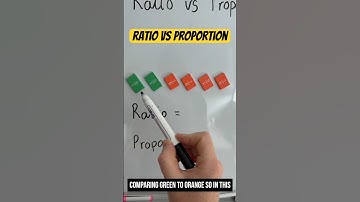 Verhouding versus Proportie | wat is het verschil? #wiskunde #wiskundeverrijking #wiskunde #thuis...