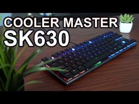 Cooler Master SK630 Low Profile Mechanical Keyboard Review