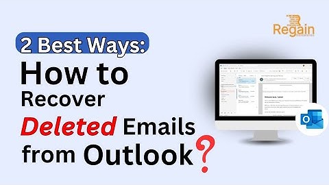 How to Recover Deleted or Lost Outlook Emails? | Recover Permanently Deleted Emails from Outlook