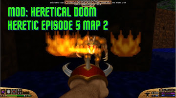 E5M2 part 1 Heretical Doom mod for Heretic, madman difficulty - stream highlight