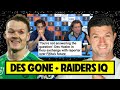 Hasler GONE, Raiders Footy IQ & Best Time for a Beer!