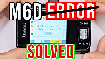 FIX: Balance Port Voltage Match Error - ToolKitRC M6D [Needed to Calibrate Main Output Voltage]