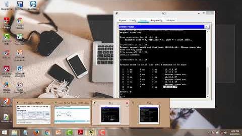Cisco Packet Tracer   Pinging and Tracing to Test the Path