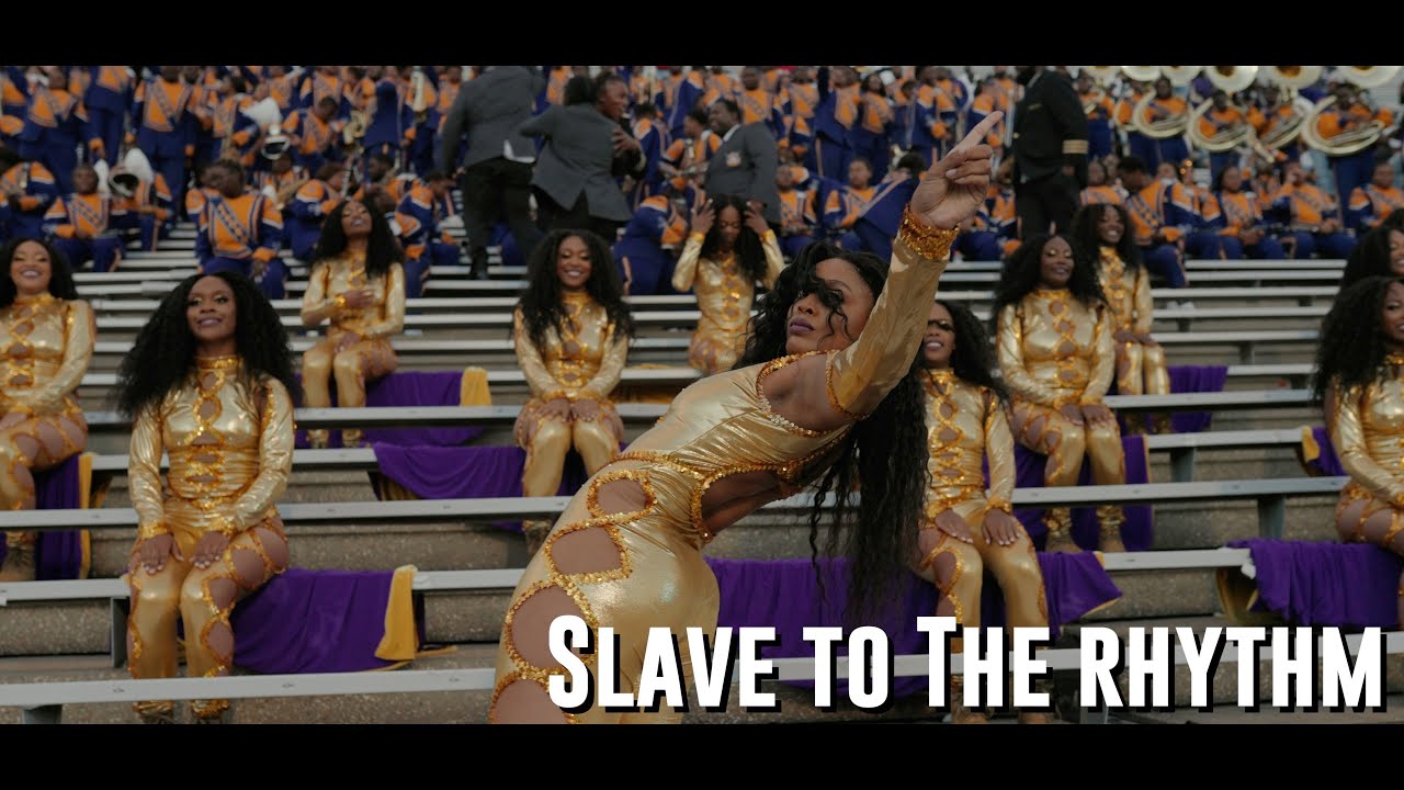 Slave To The Rhythm 🔥🤯 (GG View) | Alcorn State University Marching Band & Golden Girls | VS JSU 21