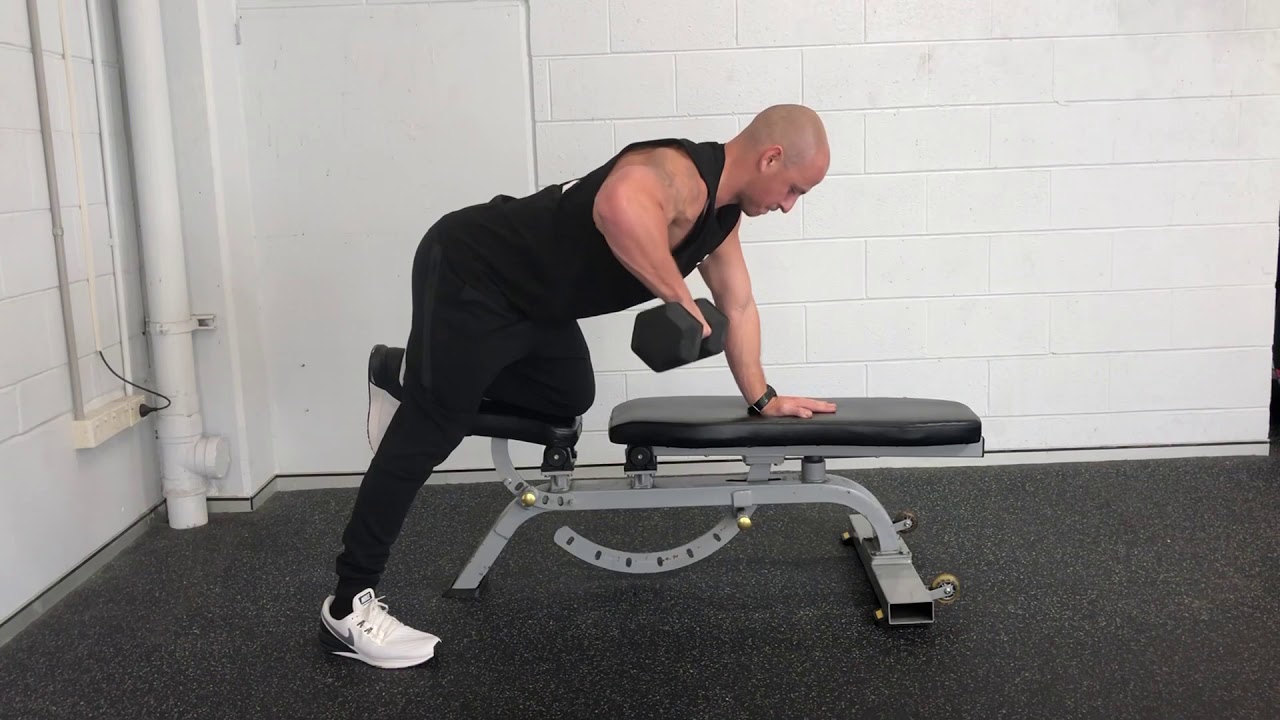 Single Arm Dumbbell Bent Over Row [Pronated Grip] - YouTube