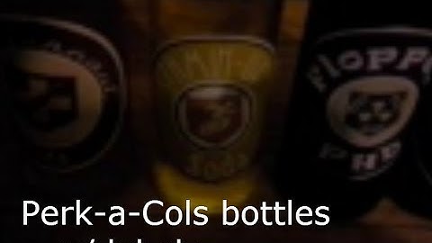 Perk-a-Cola Bottles w/ labels