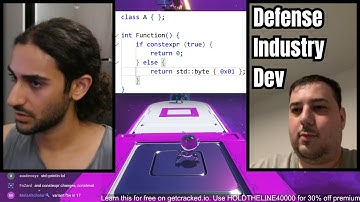 Finally, a decent C++ developer called in.