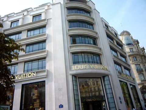 Blocdemoda en Paris: Louis Vuitton 101 Avenue des Champs Elysees - YouTube