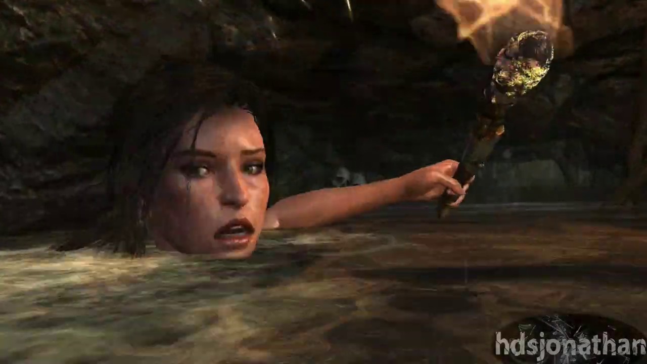 Tomb Raider Definitive Edition Walkthrough - Cavern Entrance - 100% Completed Hard Mode