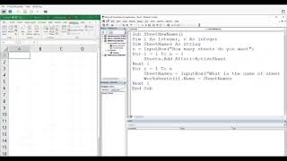 Worksheets and For Loops in Excel VBA