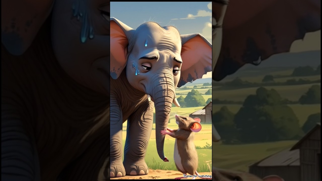 The farmer caught the elephant 🥺