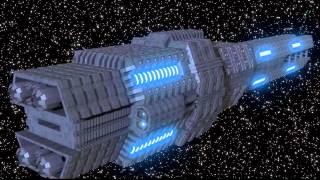 3d Spaceship flyby Test