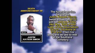 Justin Kayson Simon ~ Short Obituary