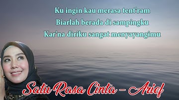 Satu Rasa Cinta Arief | Lirik Lagu | Cover Gita KDI 2023