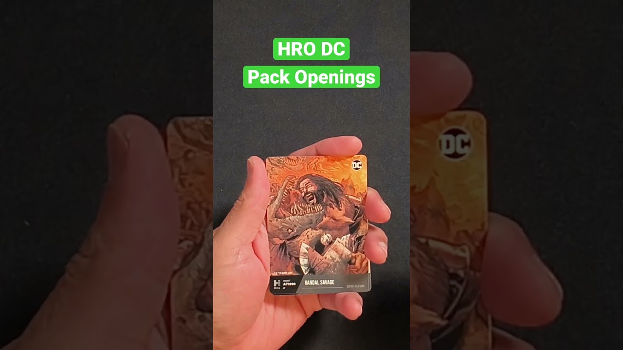 HRO DC Pack Opening - Chasing mythic - Similar to Pokémon 