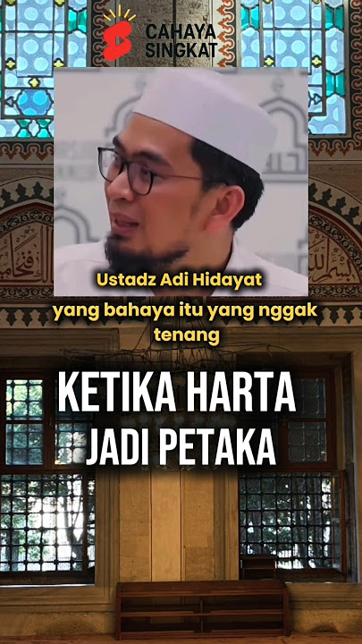 Kaya tapi tidak tenang,itulah harta tanpa berkah #shortvideo #ustadzadihidayat #berkah