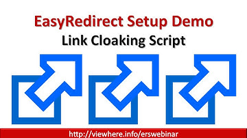 EasyRedirect Script Setup Demo - Link Cloaking Software