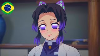 Kanao Sendo Fofinha Com A Shinobu Foi Muito Bom Demon Slayer 4 Dublado