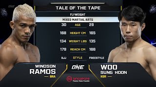 Windson Ramos vs. Woo Sung Hoon | ONE Championship Full Fight