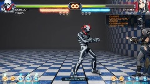 FIGHTING EX LAYER BETA (DEMO) - Skullomania 50% Combo