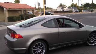 2002 Acura RSX type S straight piping 2 1/2 inch