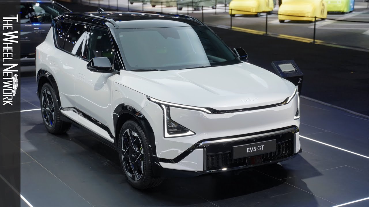 2026 Kia EV5 GT | Snow White Pearl | Exterior, Interior [4K]