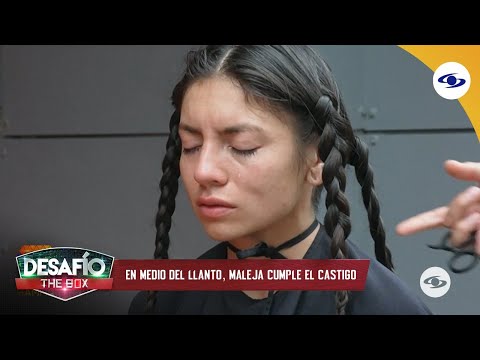 Desafío The Box 2022: A Maleja le rapan el cabello y pide que le hagan una peluca a su hermana