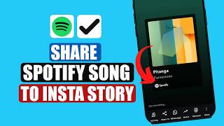 How to Share Spotify Songs With Sound to Instagram Story | Share Spotify Songs on Instagram