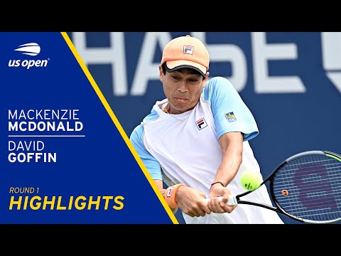 Mackenzie McDonald vs David Goffin Highlights | 2021 US Open Round 1