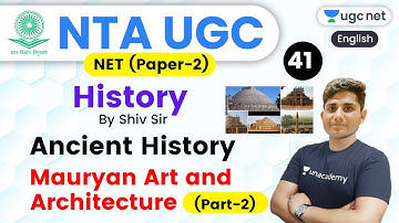 NTA UGC NET 2020 (Paper-2) | History by Shiv Sir | Ancient History (Mauryan Art and Architecture)
