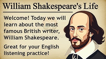 William Shakespeare || 💥 Learn English With Story Level 3 || Graded Reader🎧