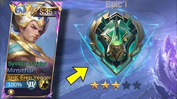 NEW SEASON NEW BEST 1 HIT BUILD & EMBLEM MINSITTHAR!! - MLBB