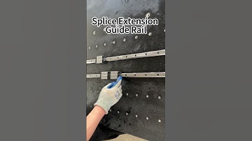 Splice Extension Linear Guide Rails #machine #linearmotion #machinery #tools
