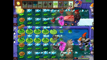 Plants vs. Zombies Modern Extension First Edition Survival Endless 1080p #4