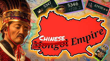 I United China To Stop GENGHIS KHAN In Ck 3!!! I BECAME Him Instead...