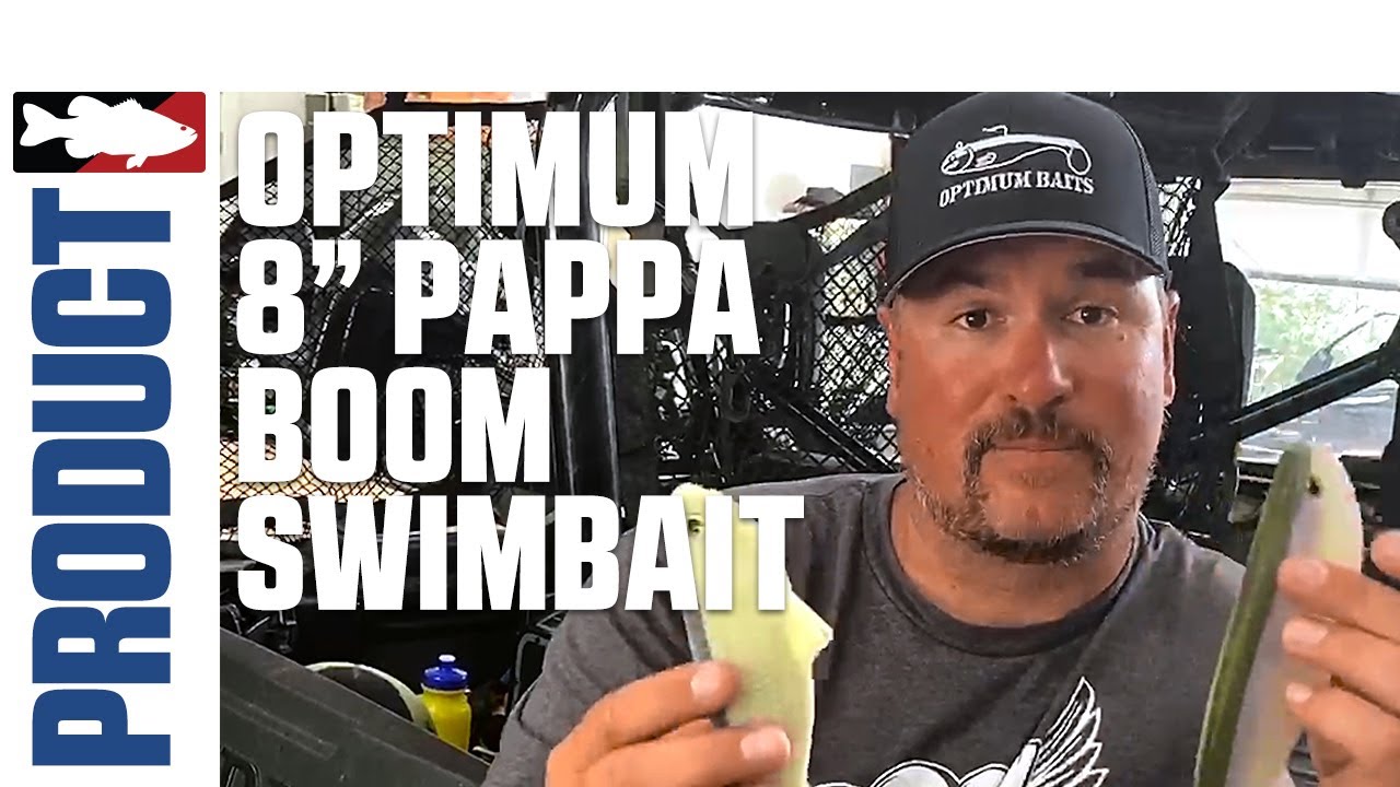 Optimum Boom Boom Swimbaits - New Sizes and Colors with Fred Roumbanis 