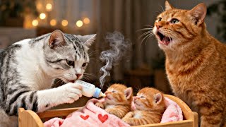 Mother Cat Cares for Her Child All Alone… What Happens Next Will Make You Cry 😢🐾