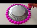 Diwali Beautiful Rangoli Designs With Plate Trick इस दिवाली धनतेरस में बनाये सुंदर रंगोली -