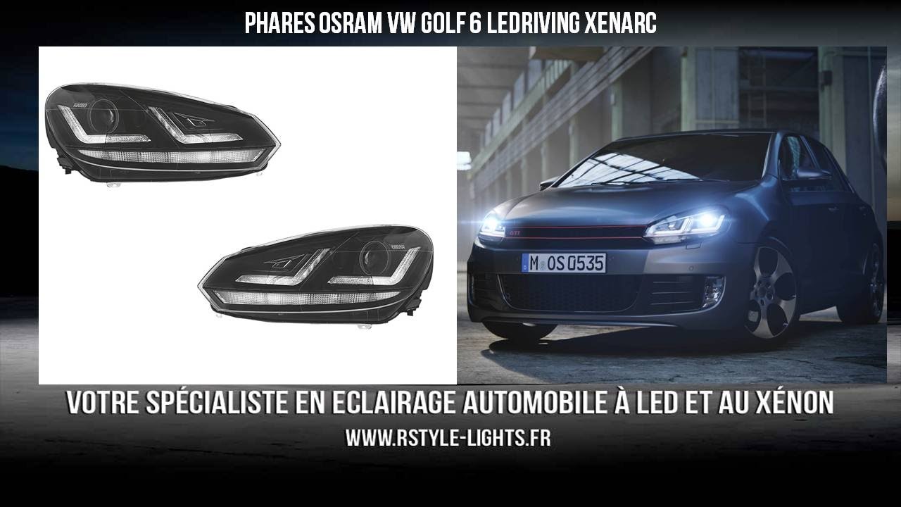 Phares Full LED Osram LEDriving® pour Volkswagen Golf 7