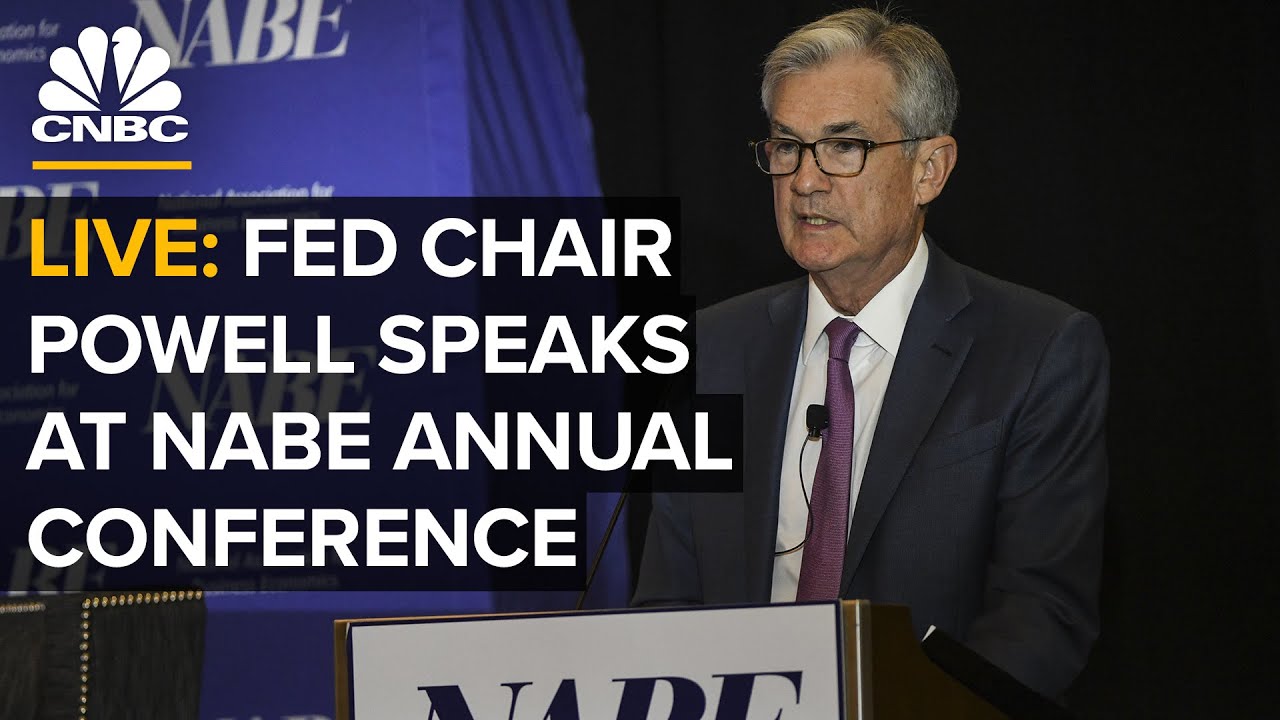LIVE: Fed Chair Jerome Powell speaks at the NABE annual conference – 3/21/22 – CNBC Television