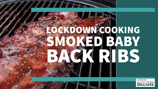 Smoked Meats Baby Back Ribs - Lockdown cooking on the Weber Smokey Mountain