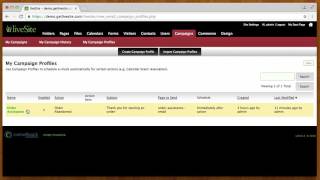 liveSite v2016.2: Abandoned Cart Auto-Responders